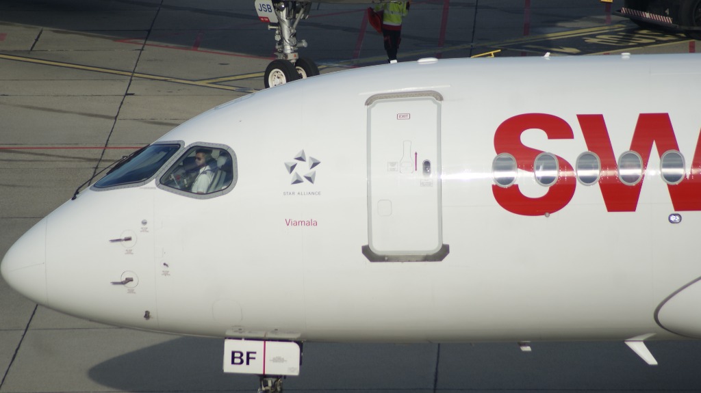 Swiss Cockpit Pilot detail